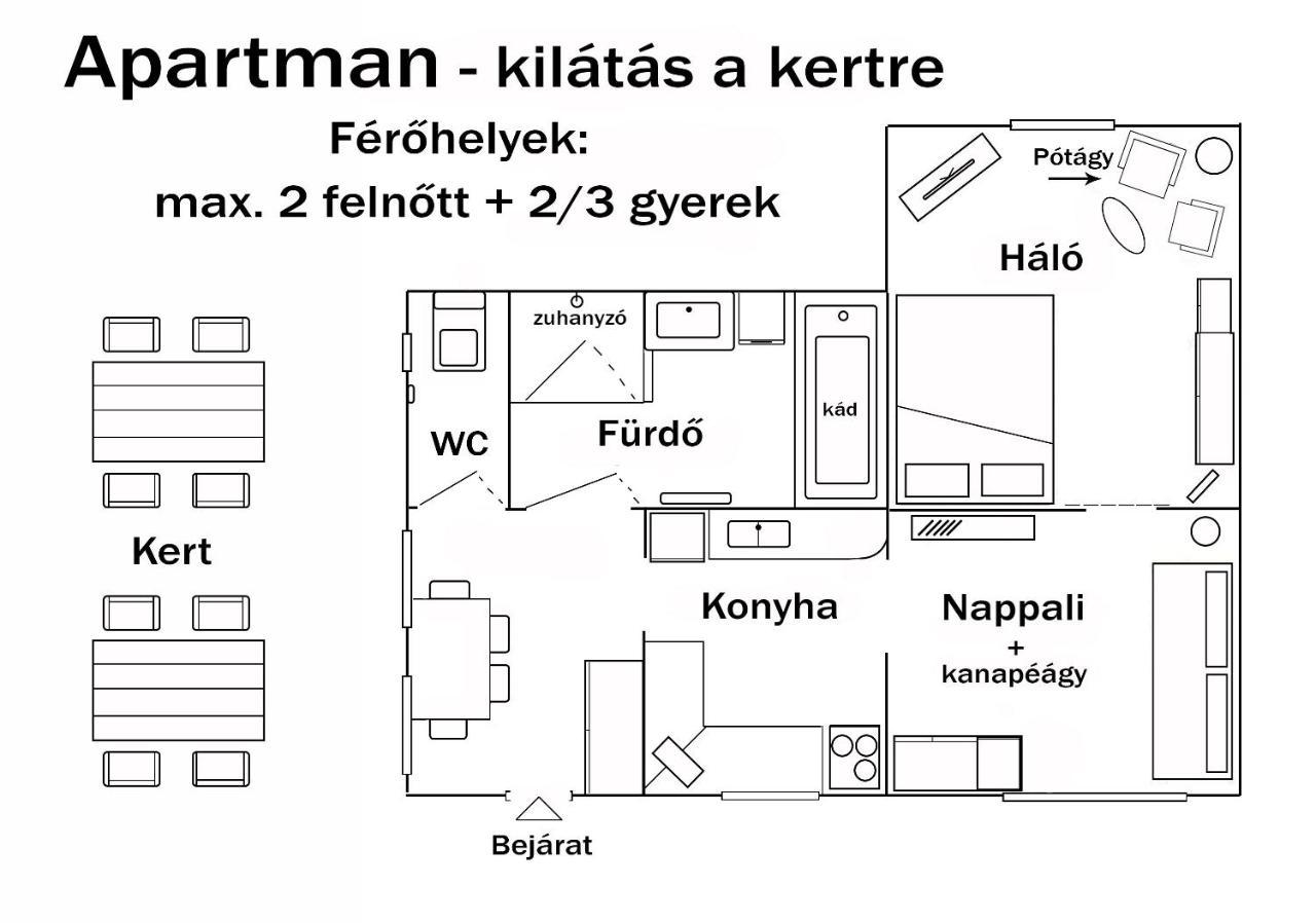Castle Garden Apartman Еґер Екстер'єр фото